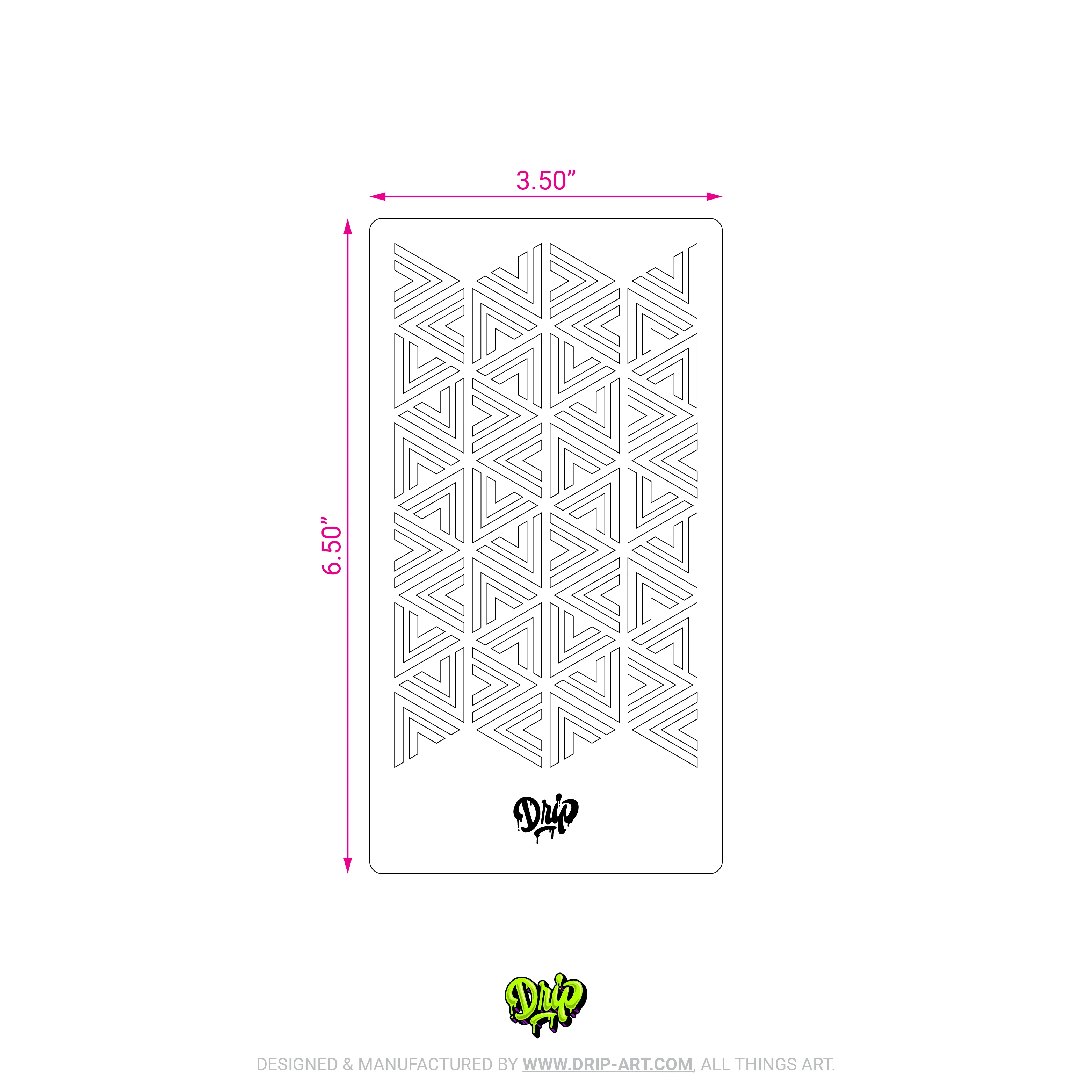 Mylar Stencil Tribal - Image 3