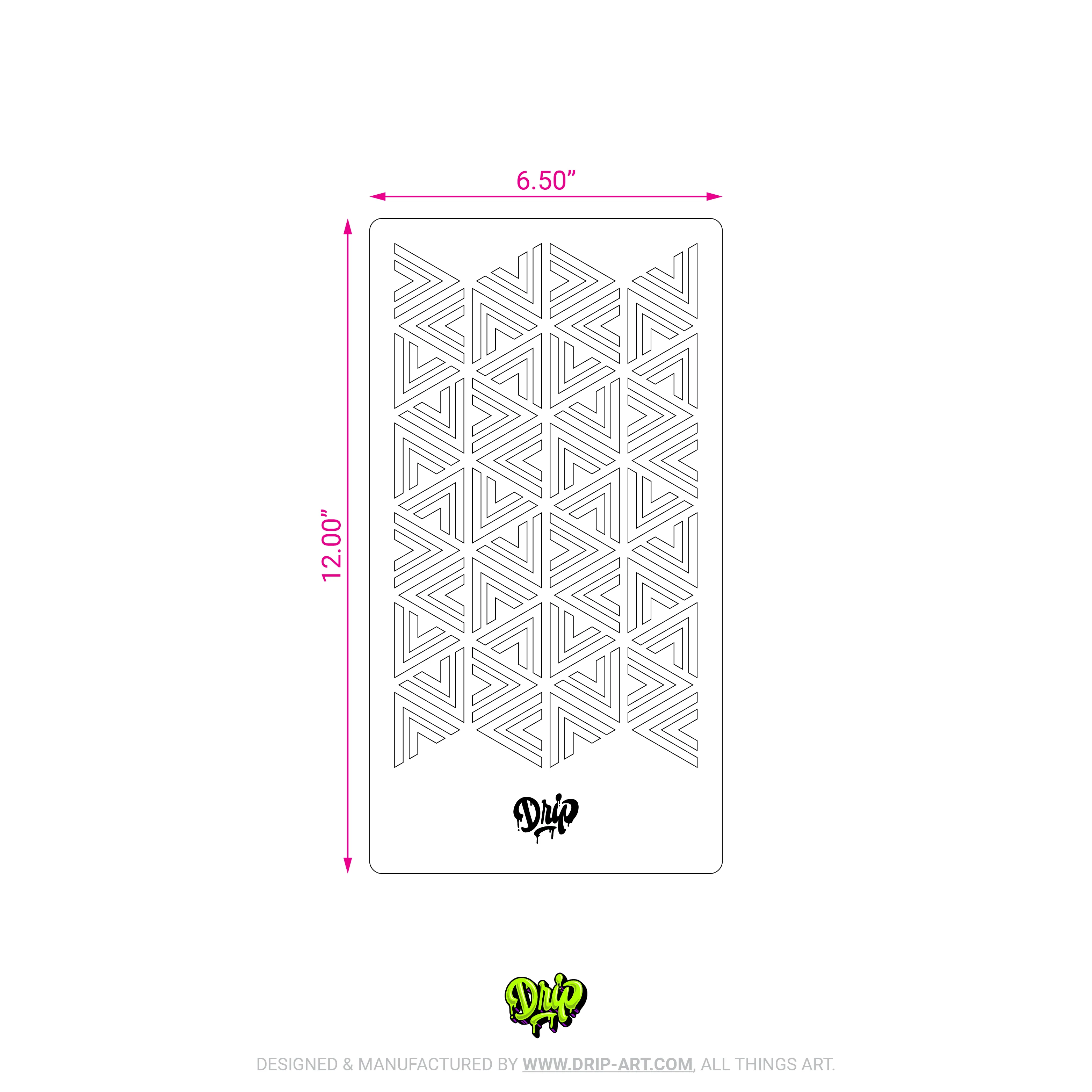 Mylar Stencil Tribal - Image 4