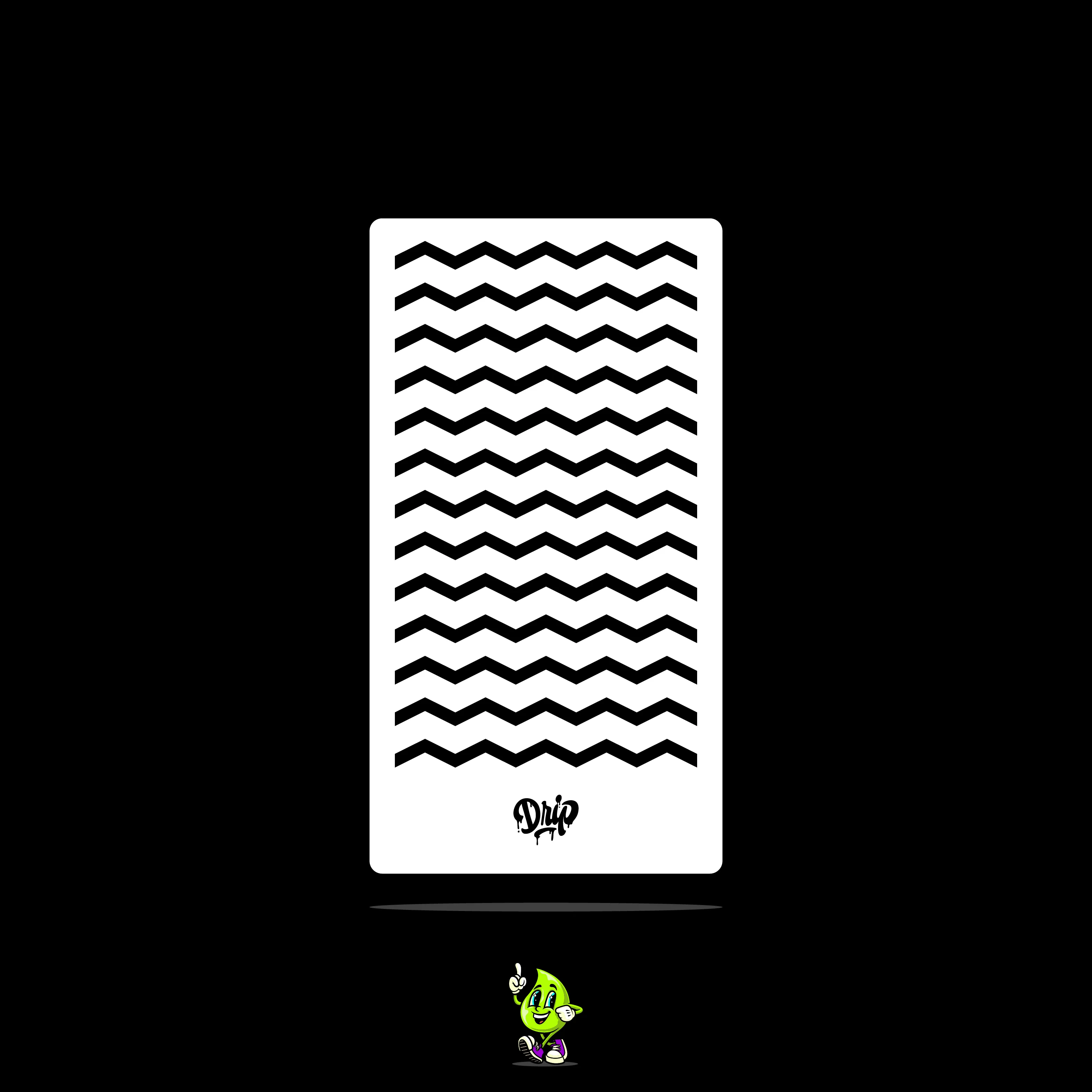 Mylar Stencil Zig Zag - Image 2