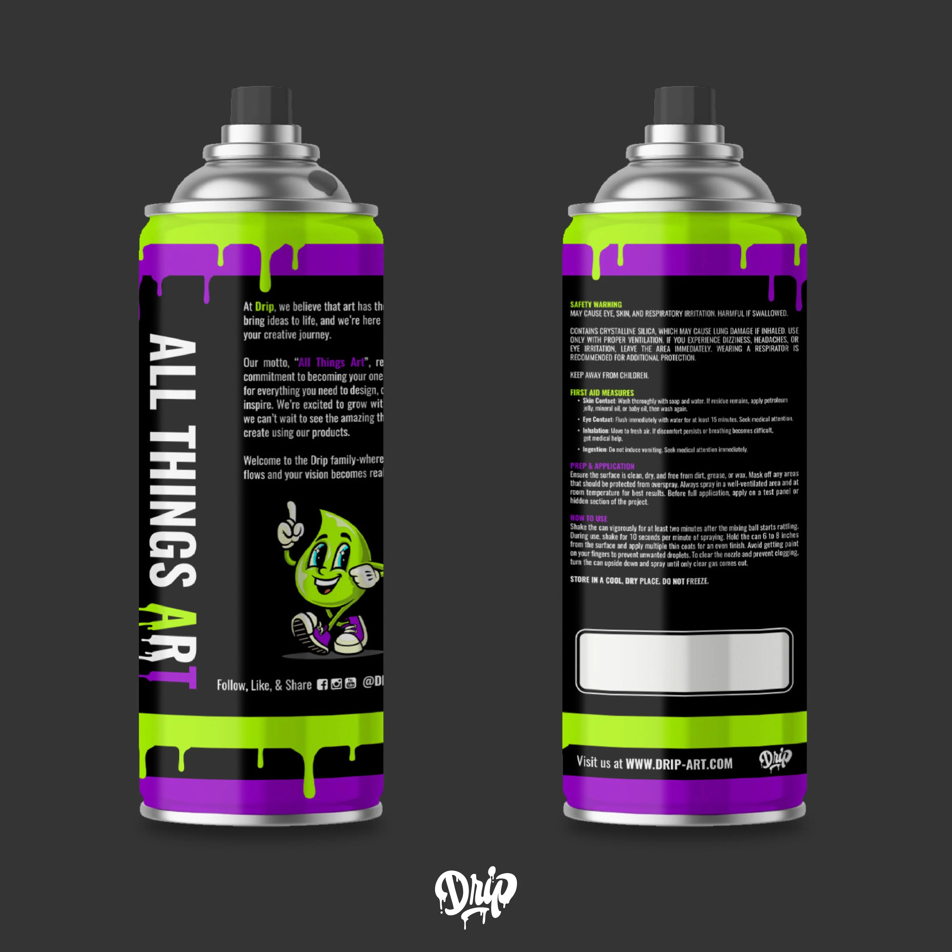 Onyx Spray Can (12oz) by Drip® - Image 4