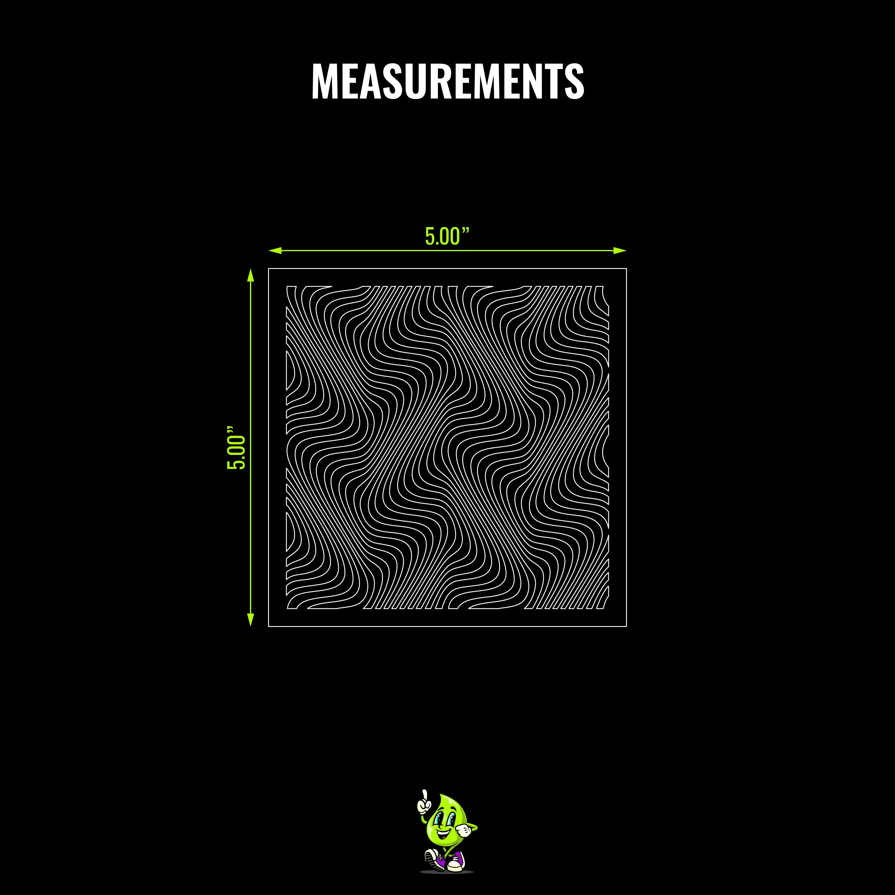 Optical Illusion I Vinyl Stencil Pack – Set of 4 - Image 5