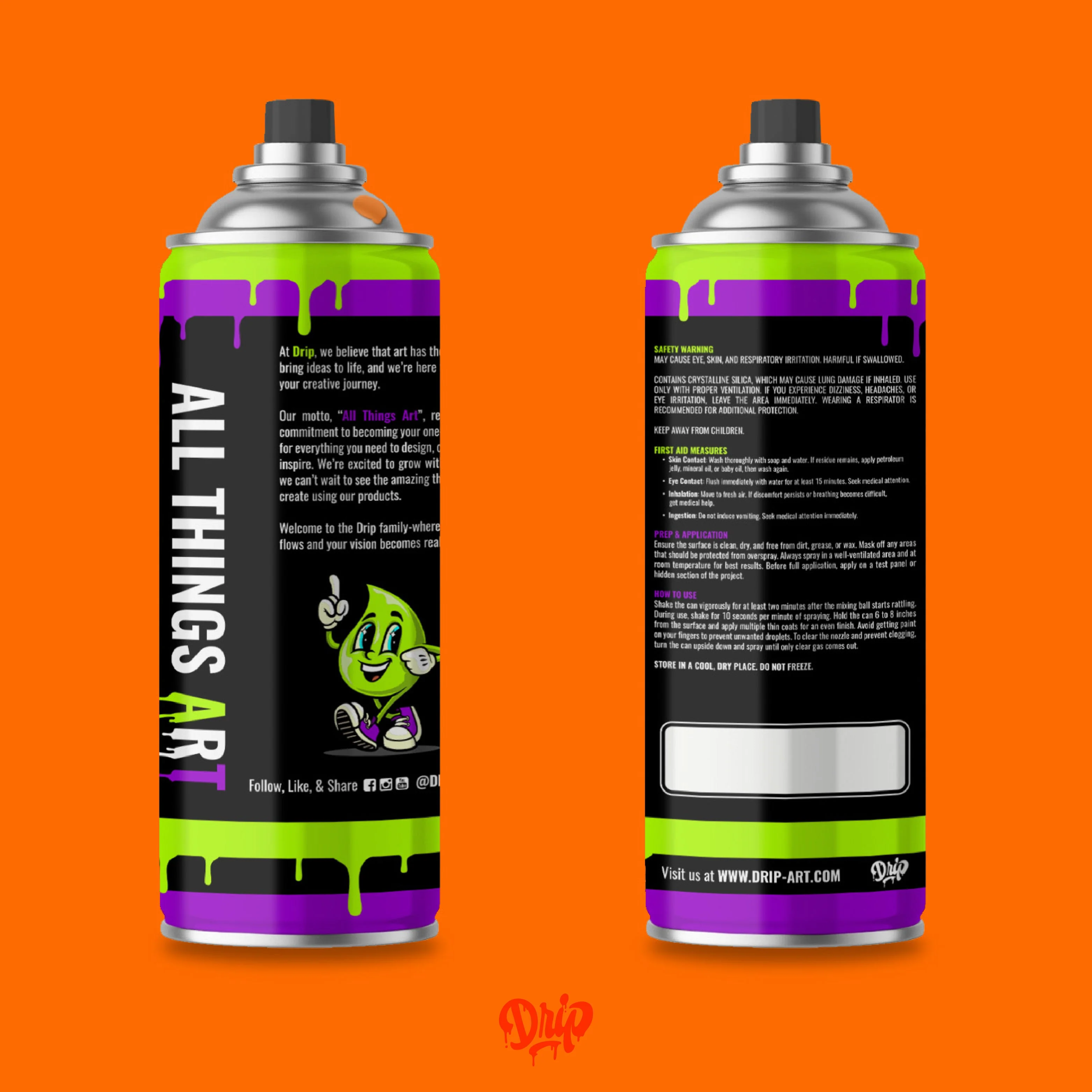 Pumpkin Spray Can (12oz) by Drip® - Image 4