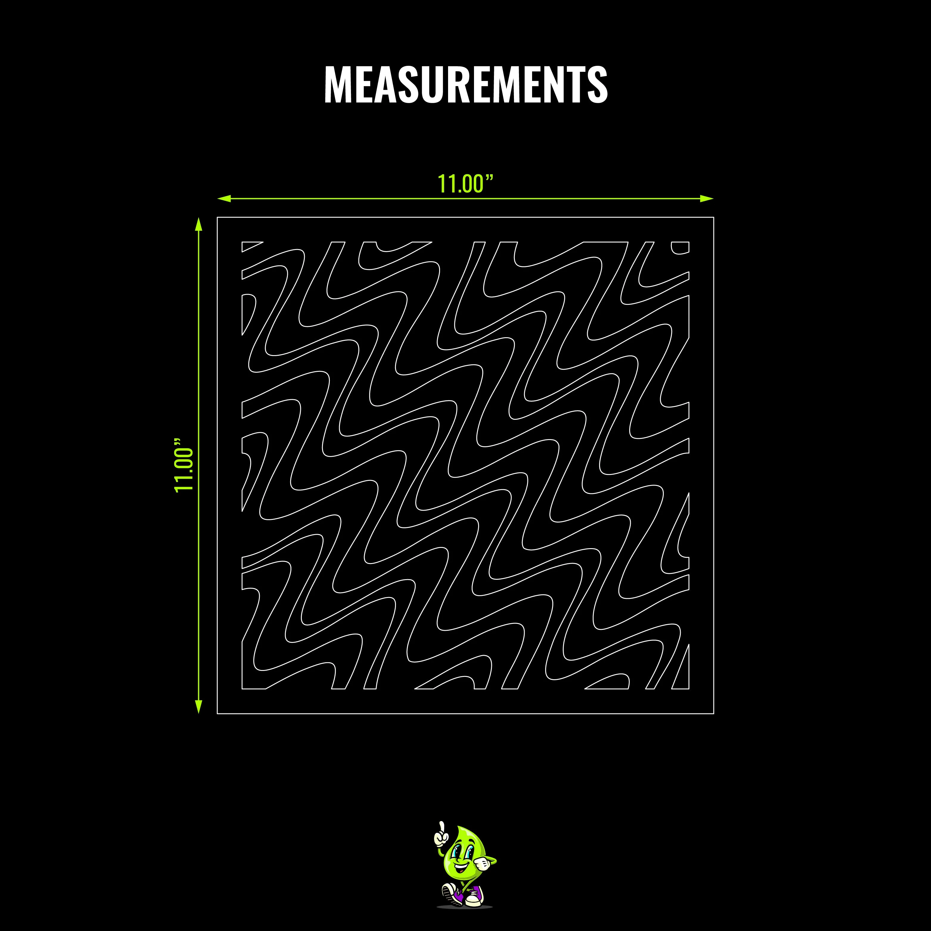 Ripples Vinyl Stencil Pack – Set of 4 - Image 7