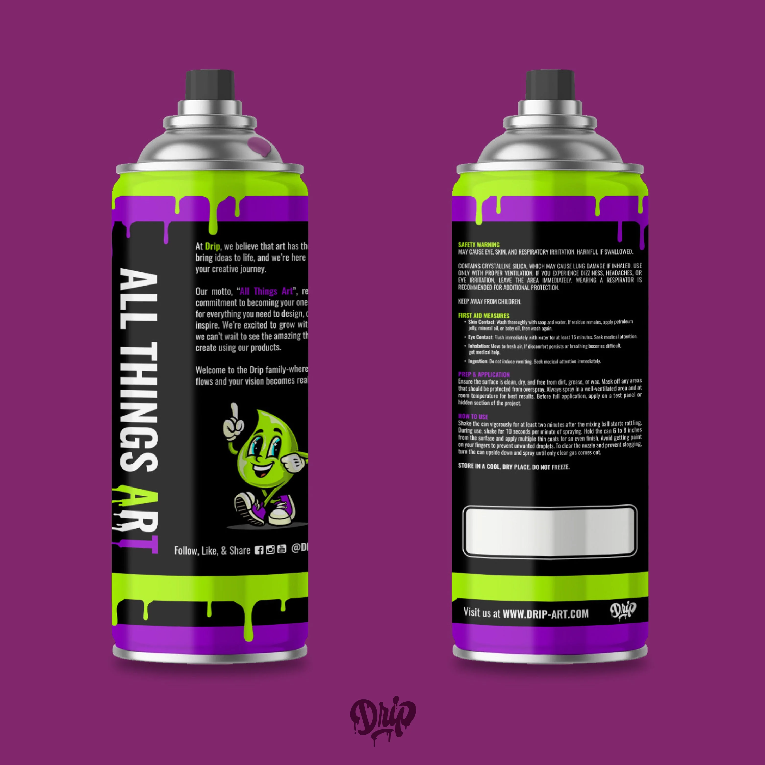 Sangria Spray Can (12oz) by Drip® - Image 4
