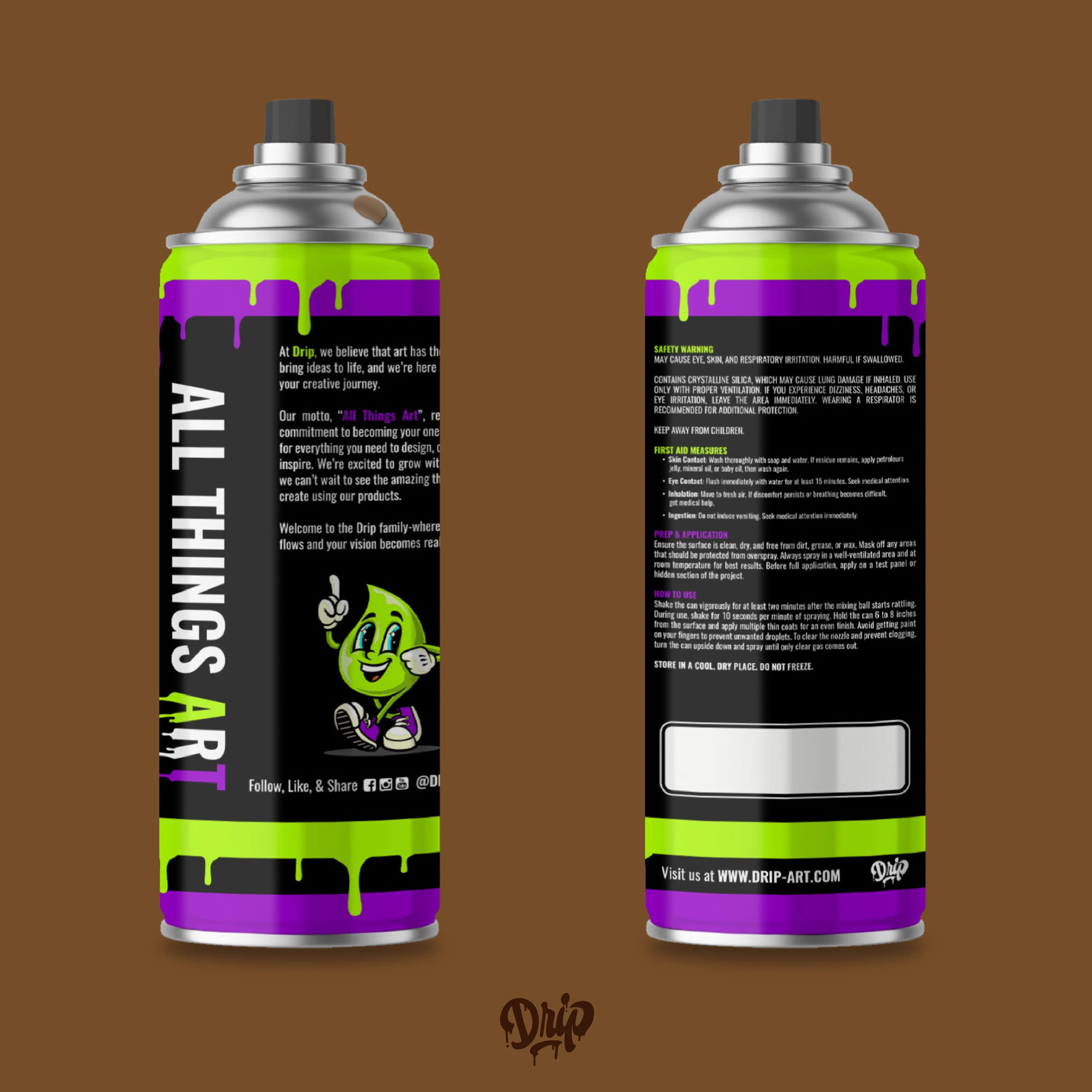 Sepia Spray Can (12oz) by Drip® - Image 4