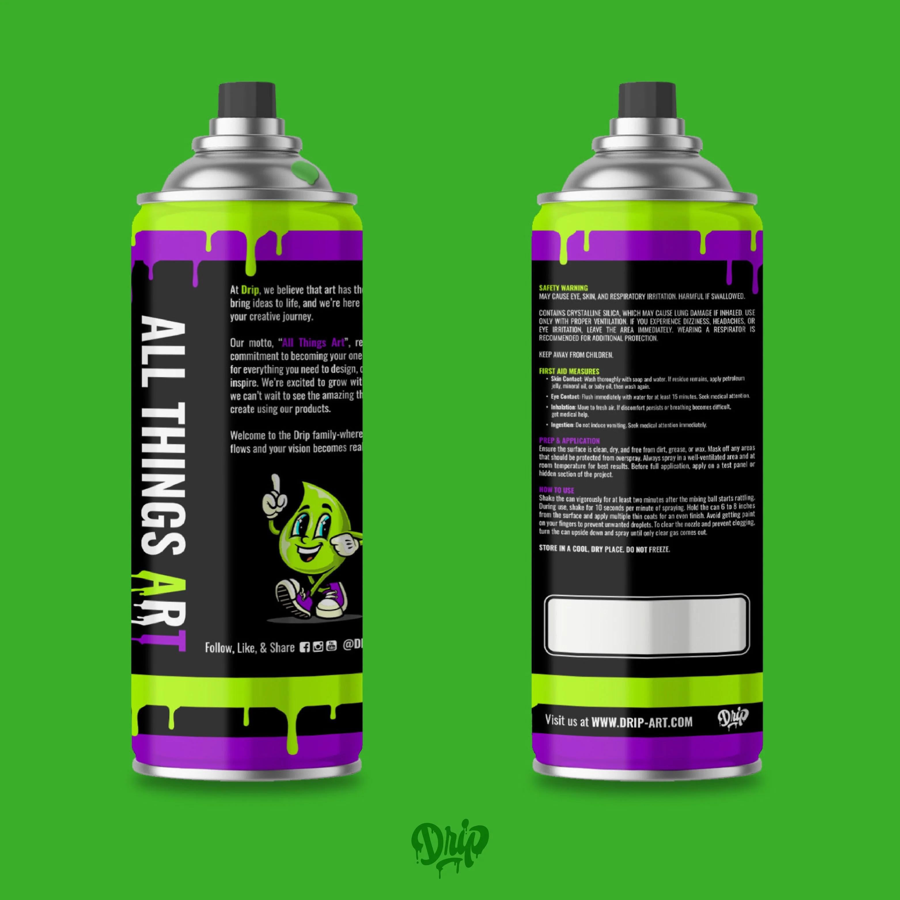 Shamrock Spray Can (12oz) by Drip® - Image 4
