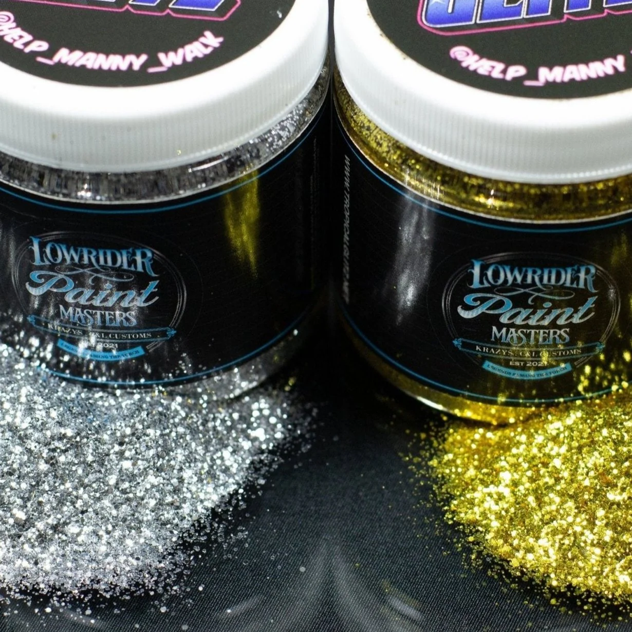 Silver-Lowrider Paint Masters Metal Flake - Image 3