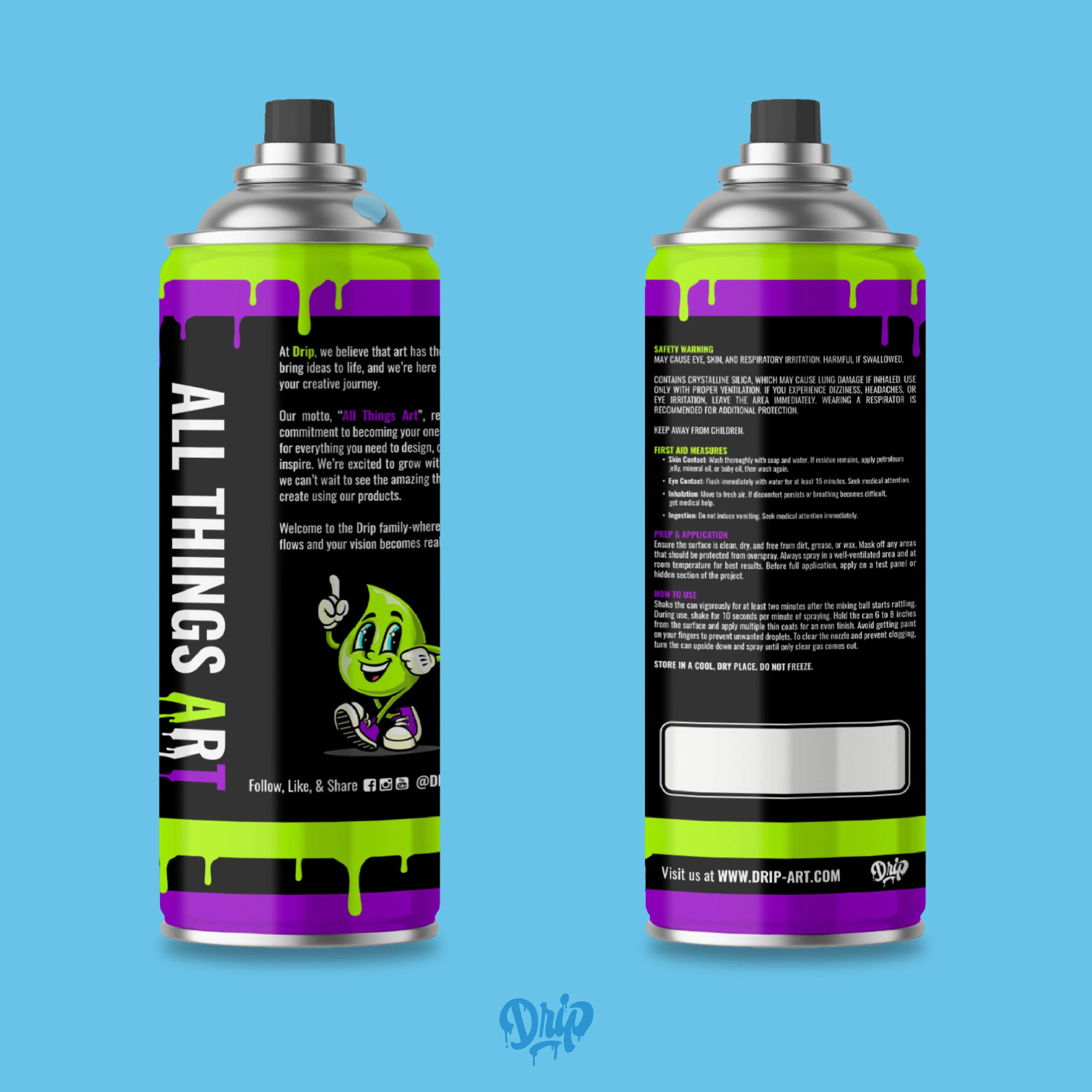 Sky Spray Can (12oz) by Drip® - Image 4