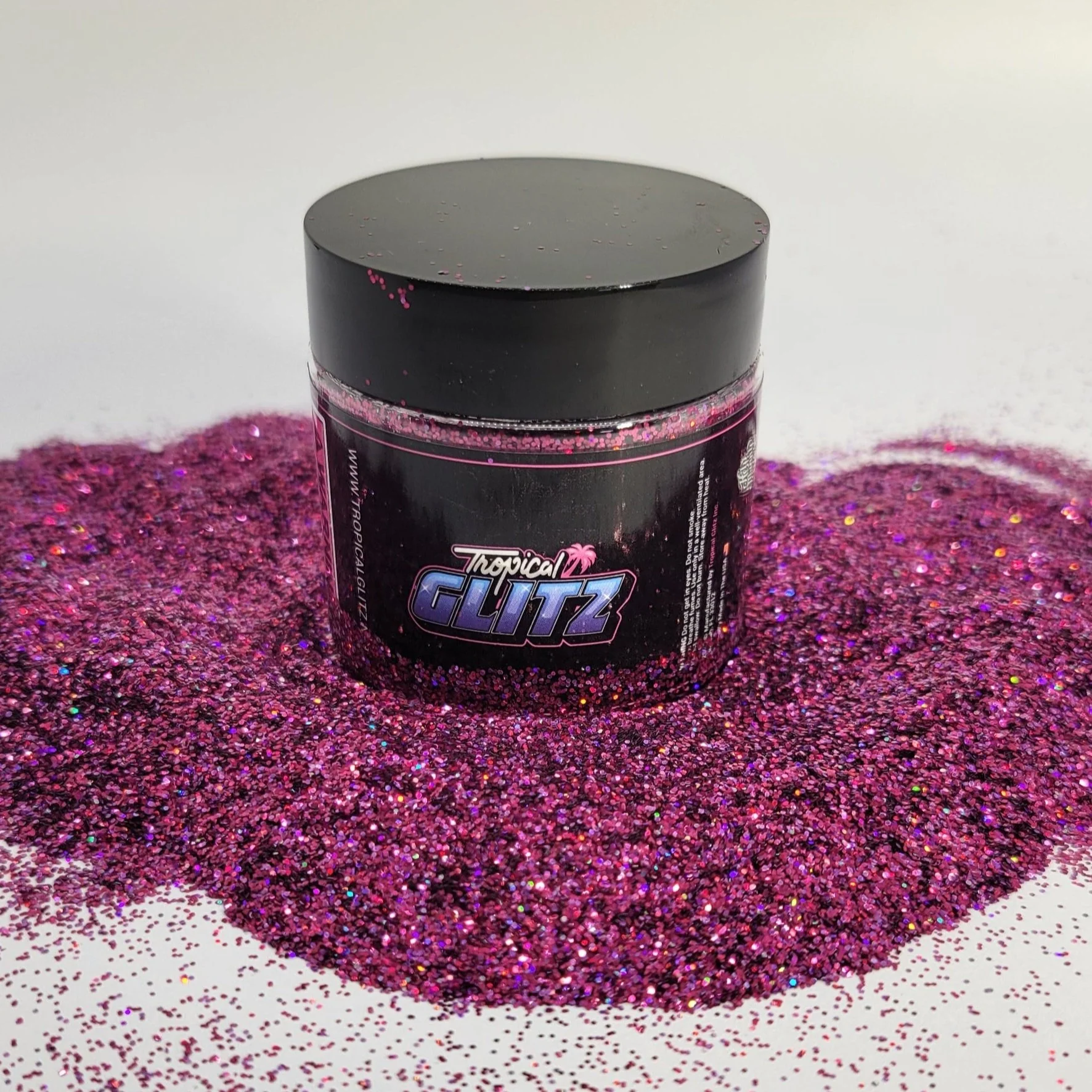 Static Pink Metal Flake - Image 2