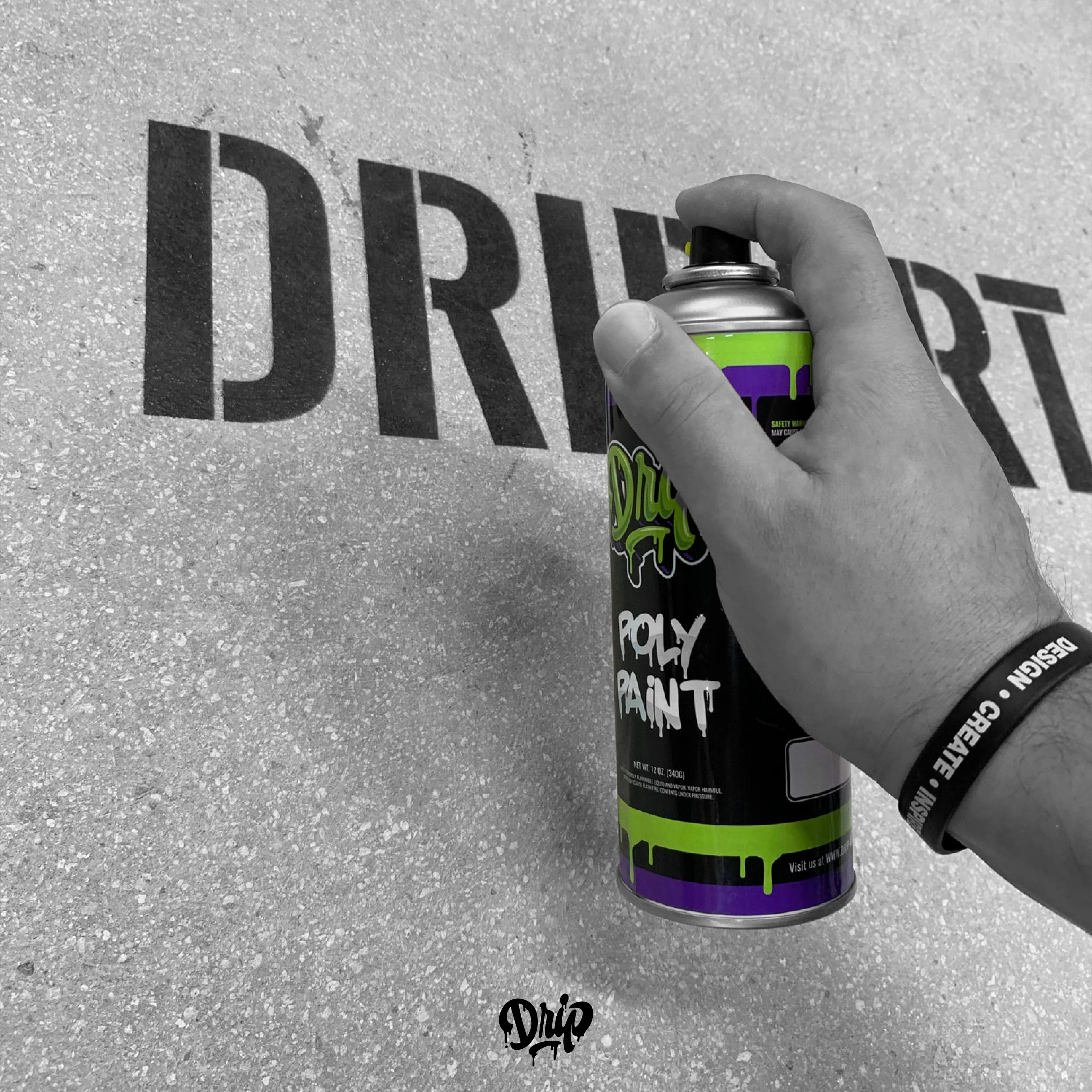 Steel Spray Can (12oz) by Drip® - Image 6