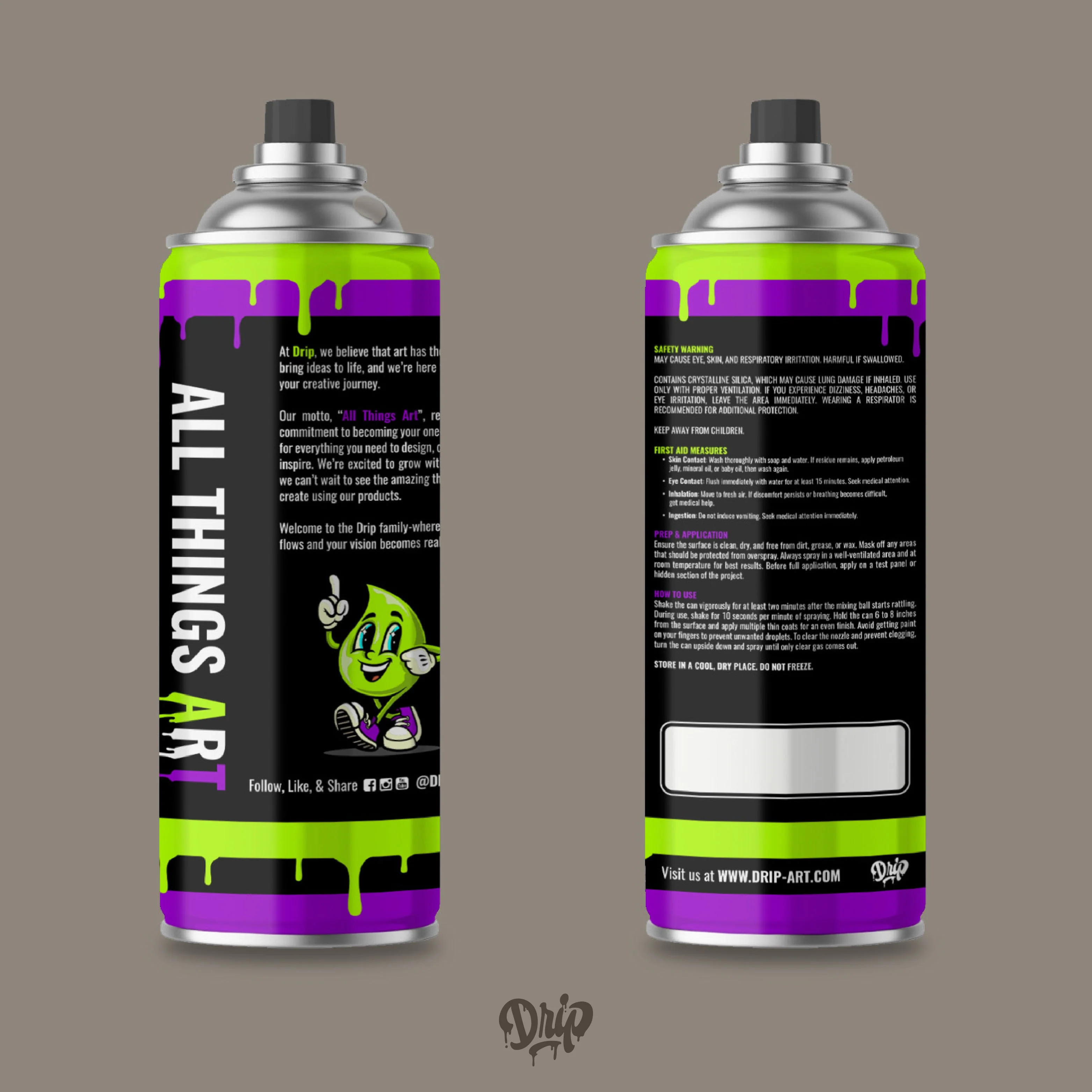Stone Spray Can (12oz) by Drip® - Image 4
