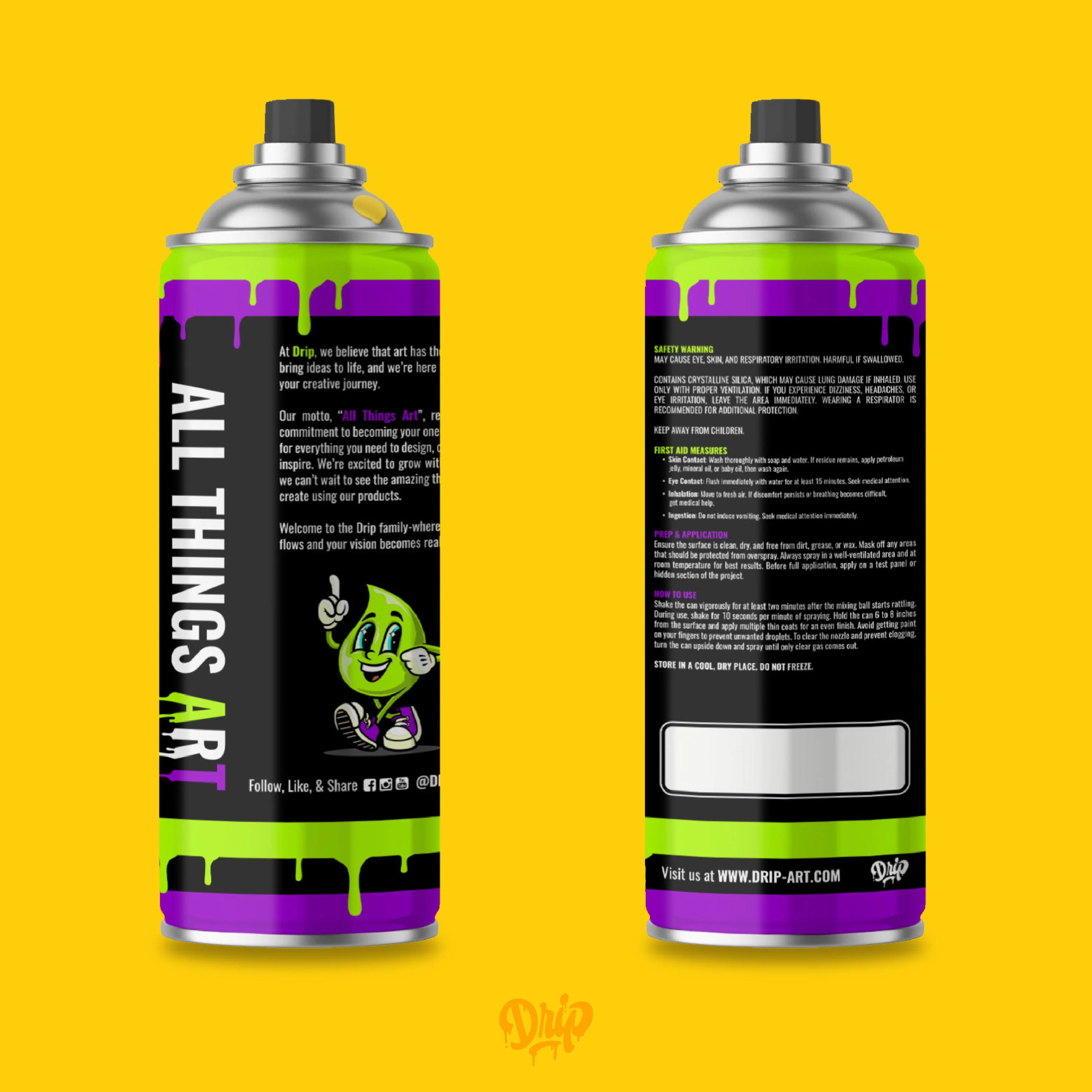 Sunflower Spray Can (12oz) by Drip® - Image 4