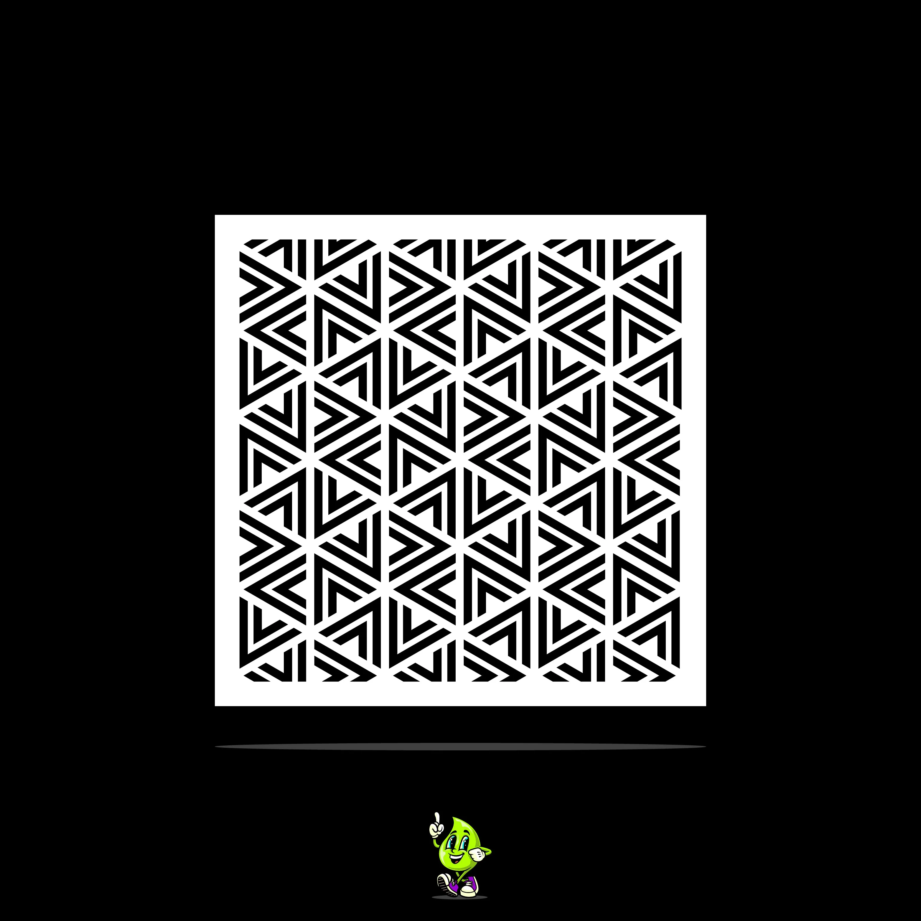 Tribal Vinyl Stencil Pack – Set of 4