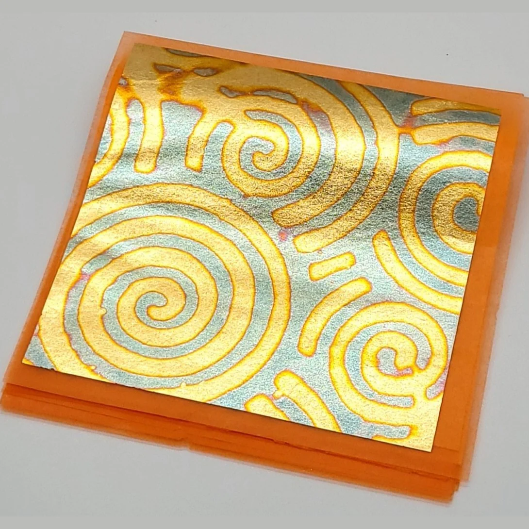 Tropical Glitz Patent Leaf Transfer Book (25 Leaves) - Image 3